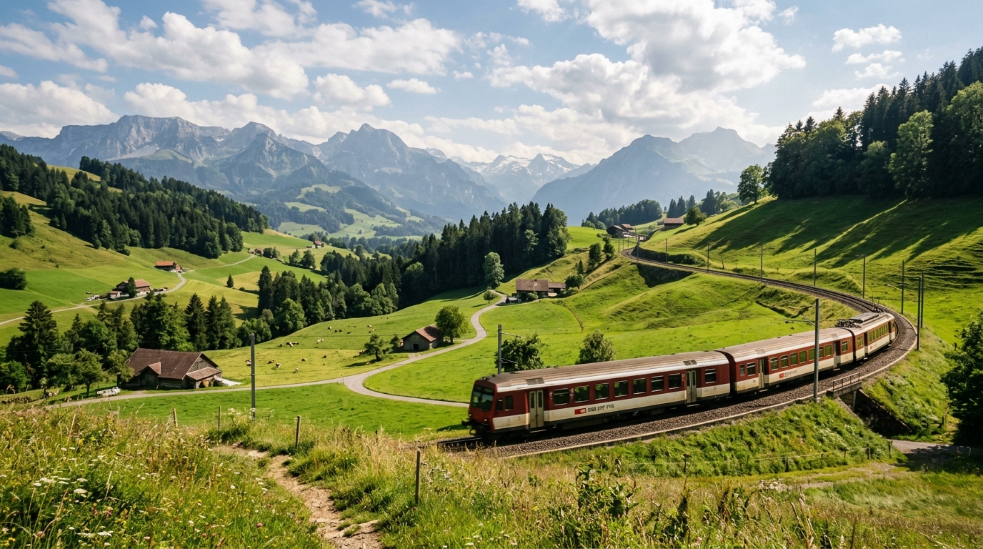 Bern 到 Lucerne 火车