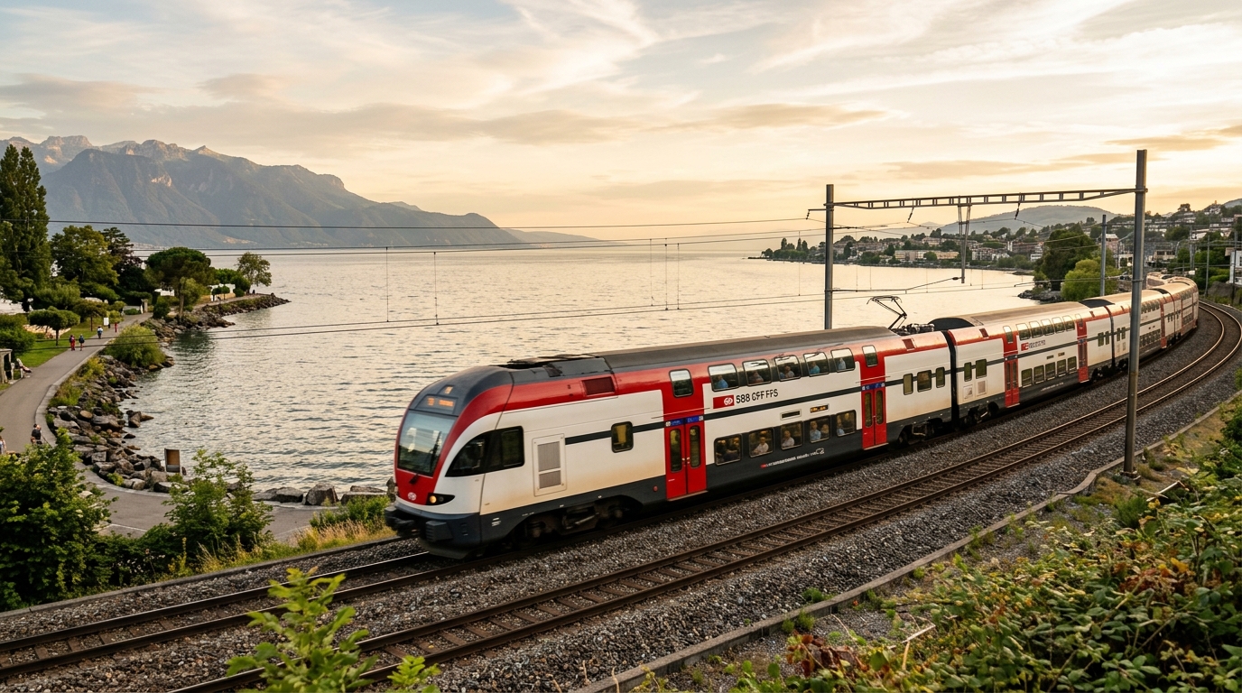 Geneva to Lausanne Train