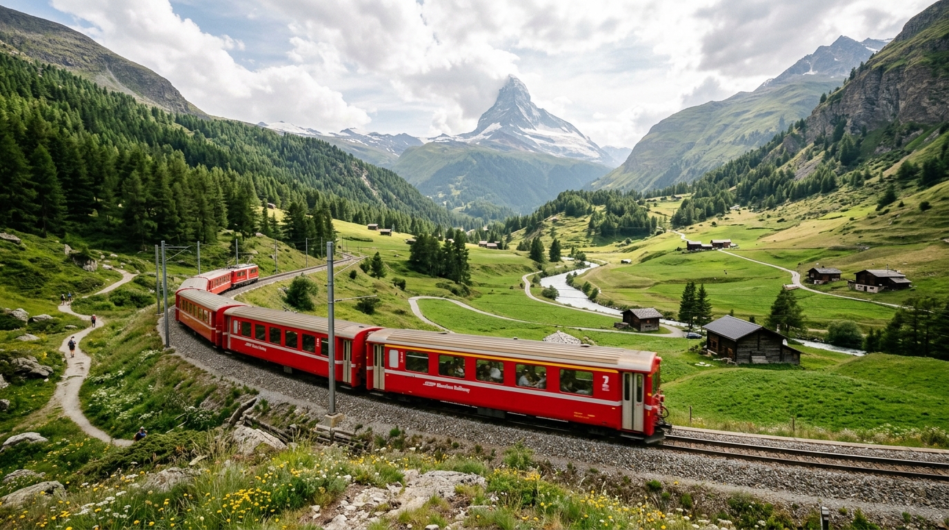 Lausanne to Zermatt Train