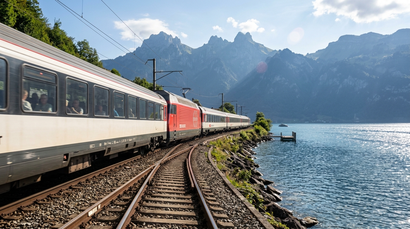 Zürich to Lucerne Train
