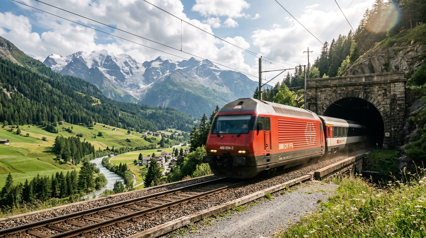Zürich to Lugano Train